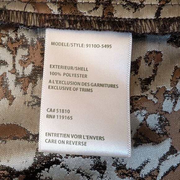 Tribal Jacket Animal Print Leopard Allover Print Edgy Statement Womens Size 16 - Picture 4 of 9